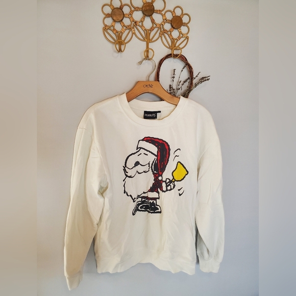 Peanuts Santa Sweatshirt - Picture 2 of 8